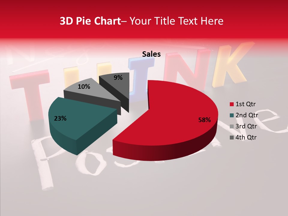 Pensive Style Think PowerPoint Template