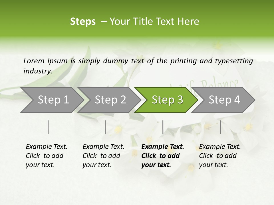 Relaxation Overlay Spa PowerPoint Template