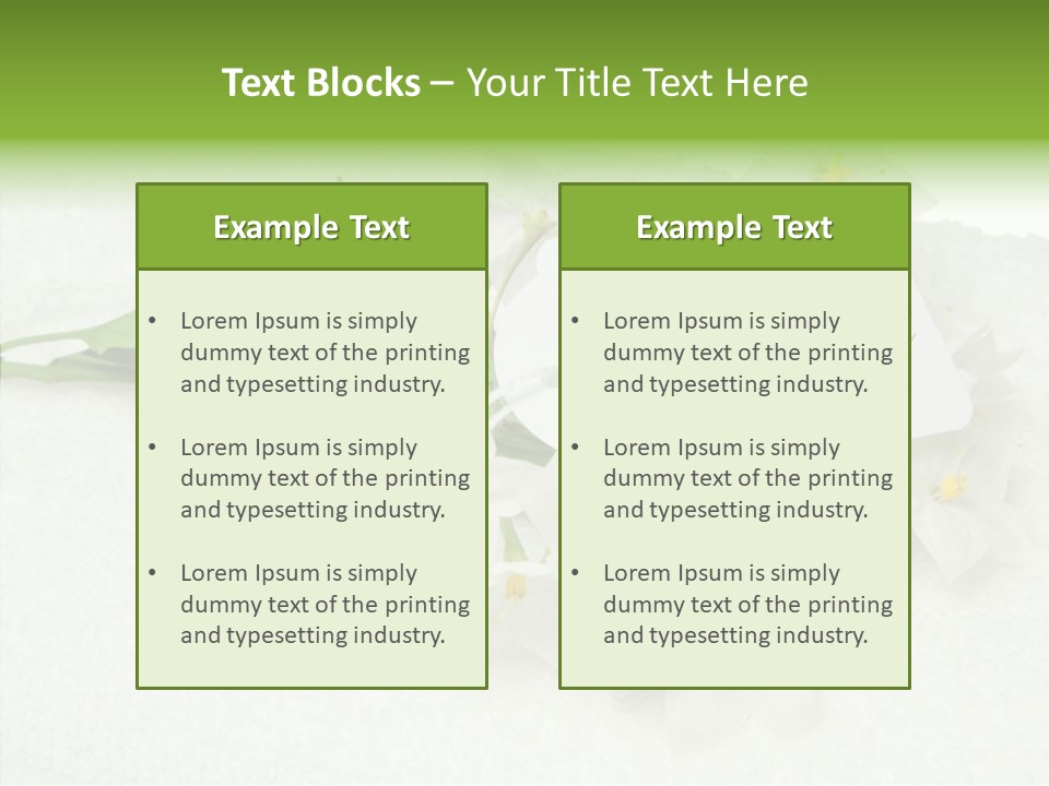 Relaxation Overlay Spa PowerPoint Template