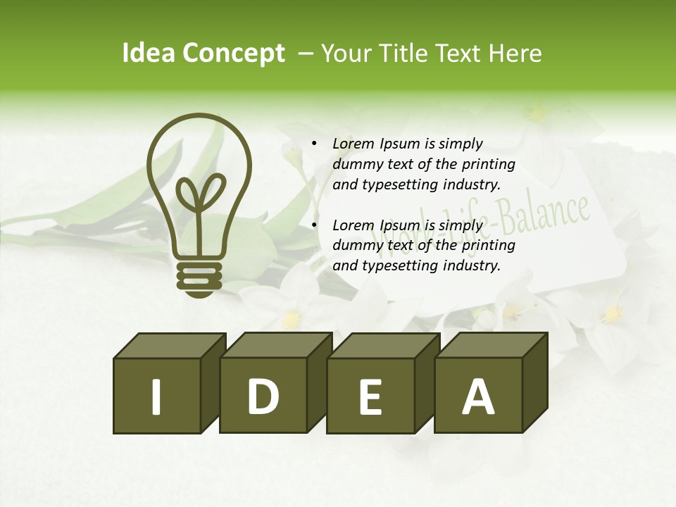 Relaxation Overlay Spa PowerPoint Template