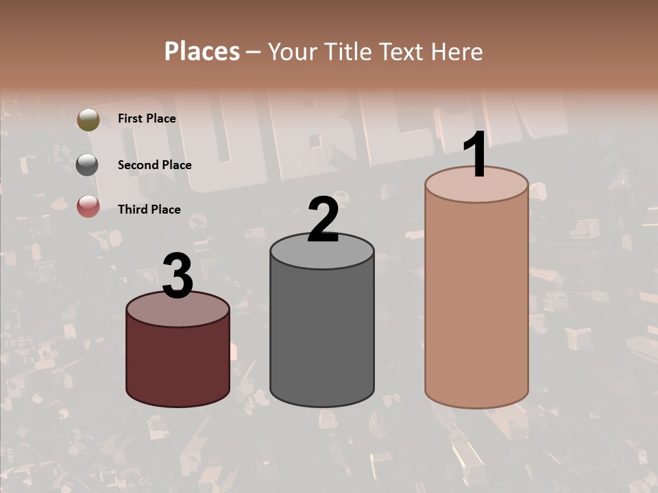 Town Planning Render Urban Development PowerPoint Template