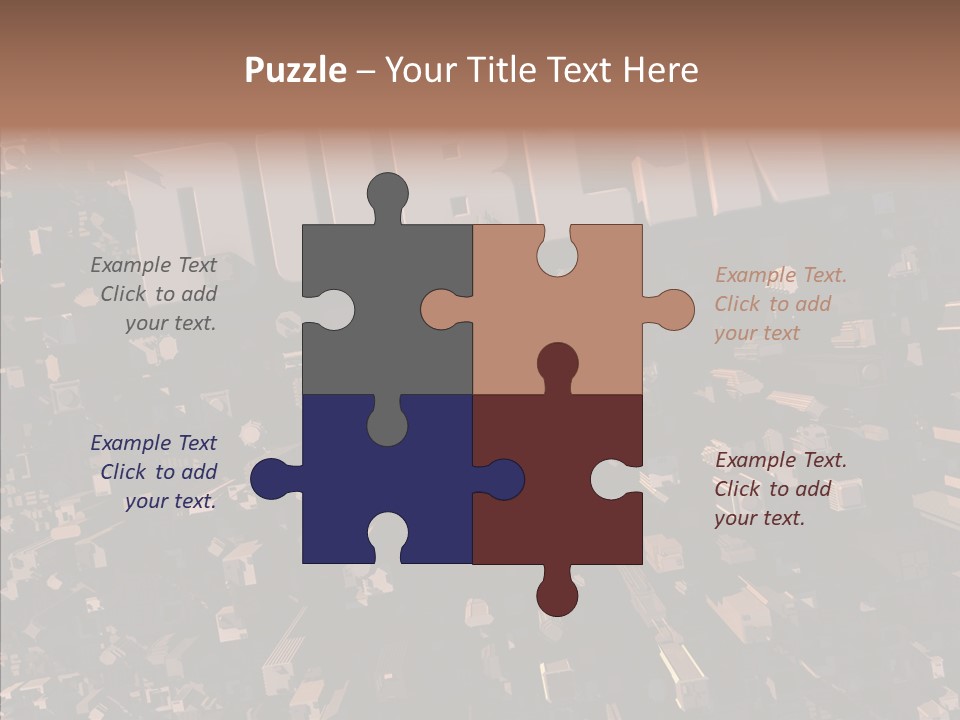 Town Planning Render Urban Development PowerPoint Template