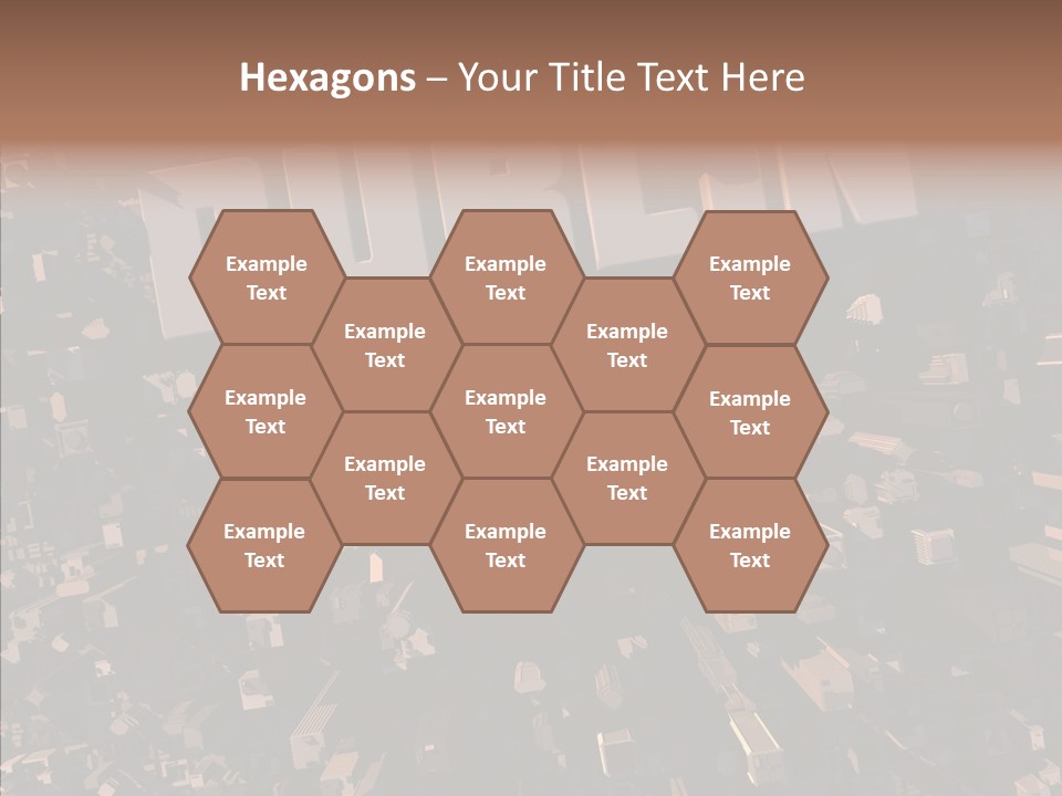 Town Planning Render Urban Development PowerPoint Template
