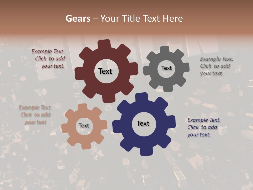Town Planning Render Urban Development PowerPoint Template