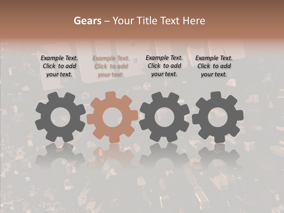 Town Planning Render Urban Development PowerPoint Template