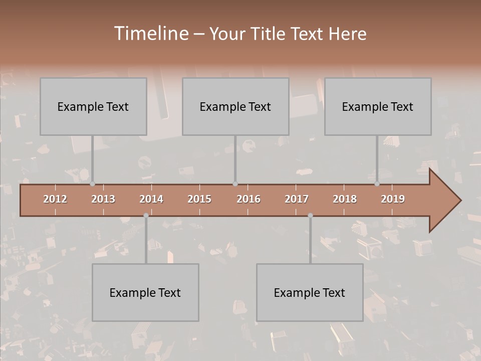 Town Planning Render Urban Development PowerPoint Template