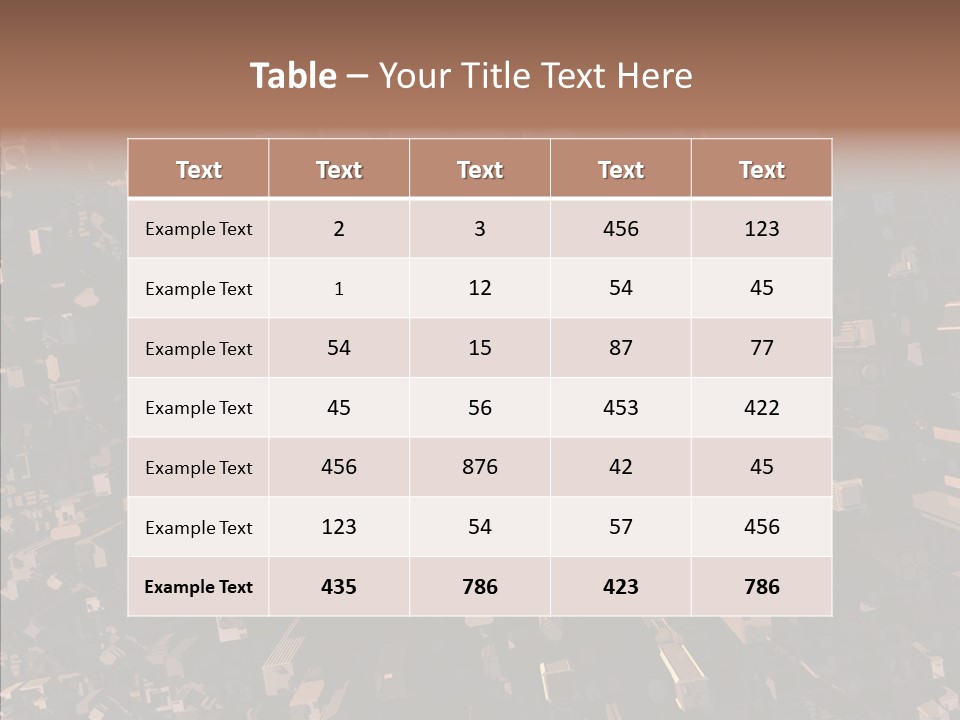 Town Planning Render Urban Development PowerPoint Template