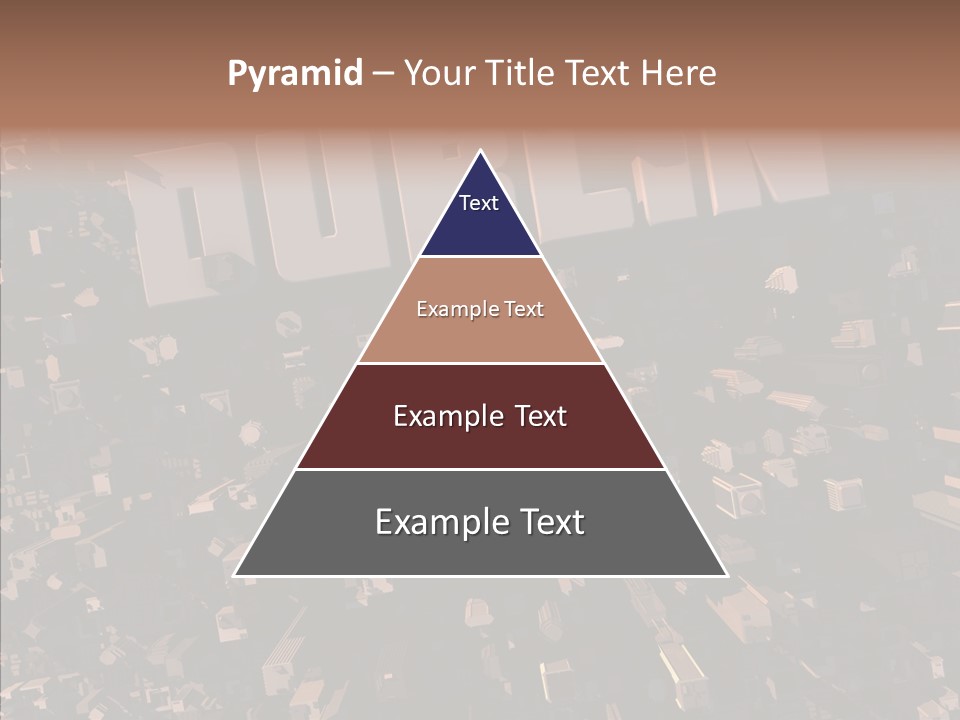 Town Planning Render Urban Development PowerPoint Template