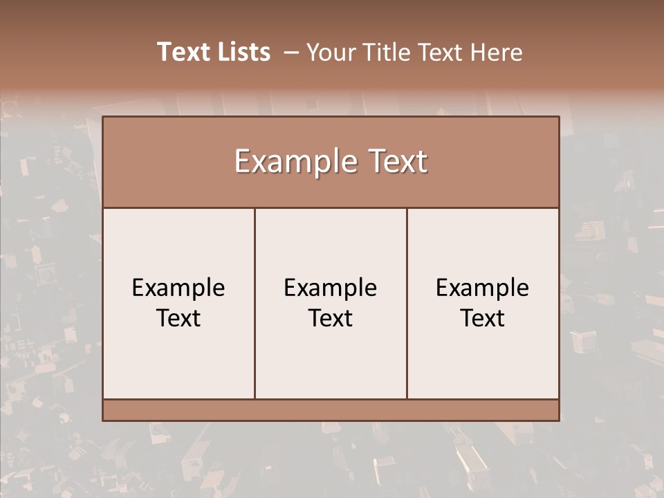 Town Planning Render Urban Development PowerPoint Template
