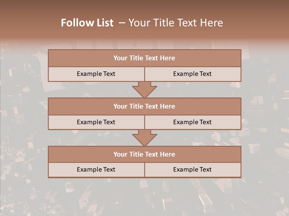 Town Planning Render Urban Development PowerPoint Template