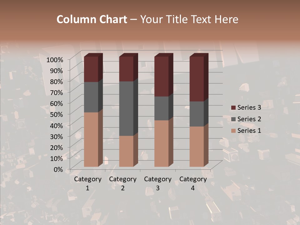 Town Planning Render Urban Development PowerPoint Template