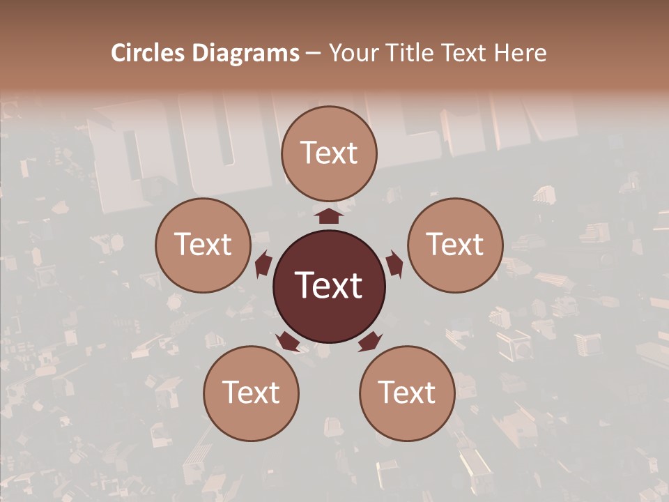 Town Planning Render Urban Development PowerPoint Template