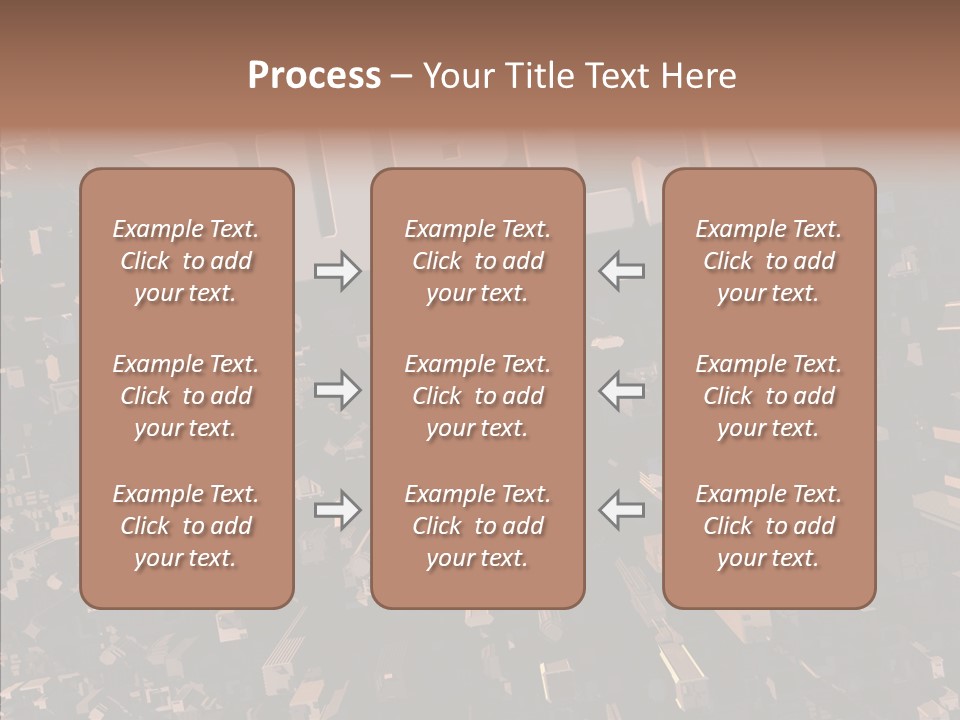 Town Planning Render Urban Development PowerPoint Template