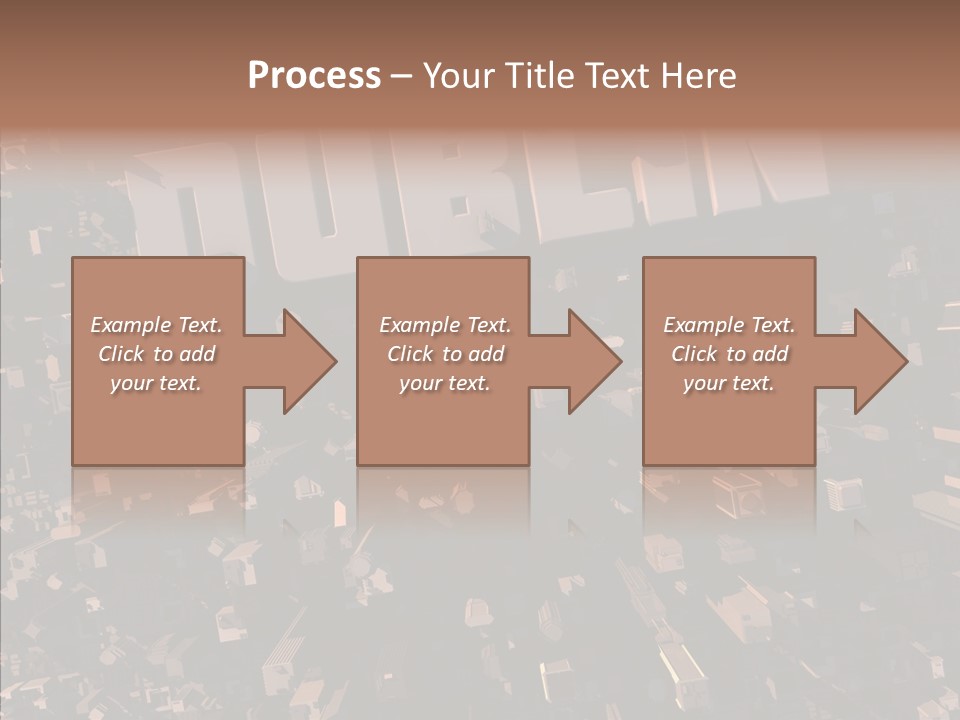 Town Planning Render Urban Development PowerPoint Template