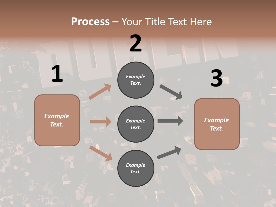 Town Planning Render Urban Development PowerPoint Template