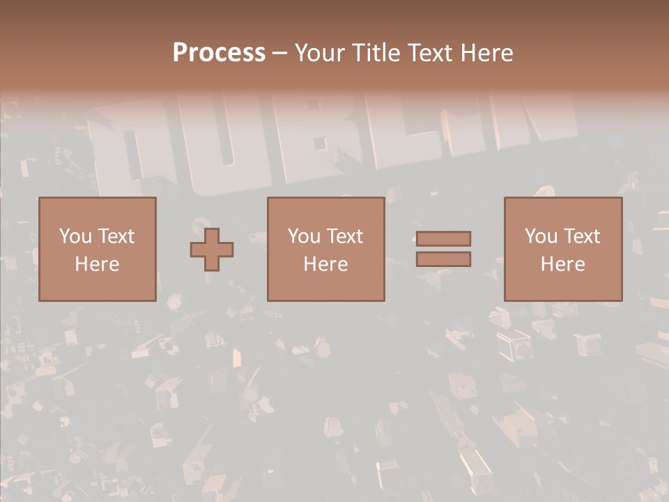 Town Planning Render Urban Development PowerPoint Template