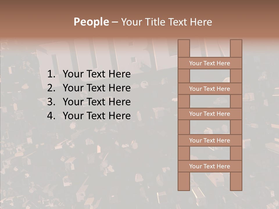 Town Planning Render Urban Development PowerPoint Template