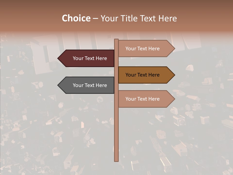 Town Planning Render Urban Development PowerPoint Template