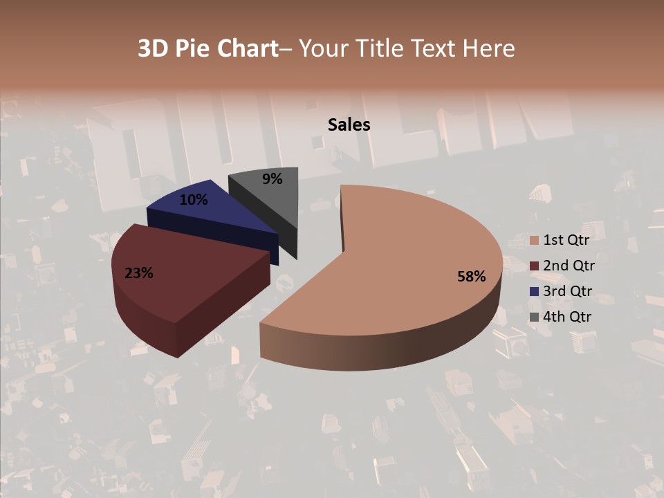 Town Planning Render Urban Development PowerPoint Template