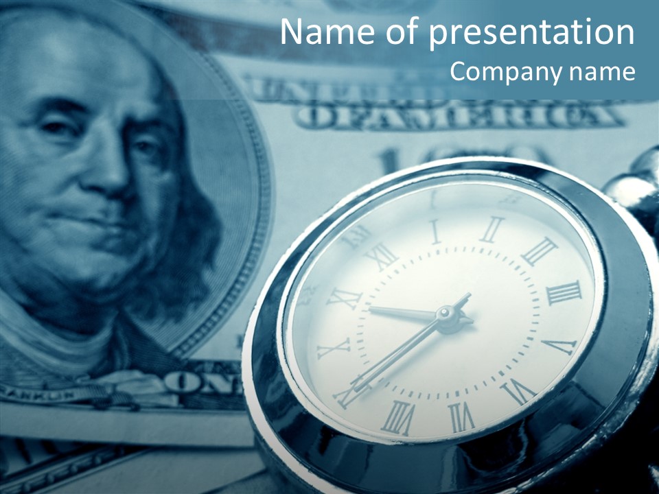 Watch Note Background PowerPoint Template