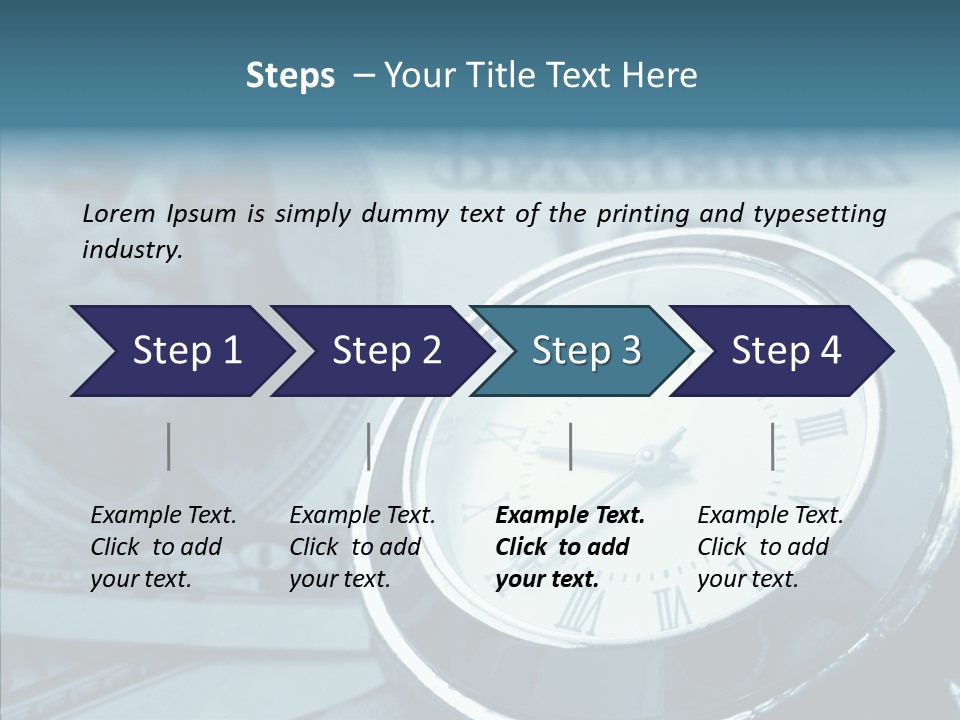 Watch Note Background PowerPoint Template