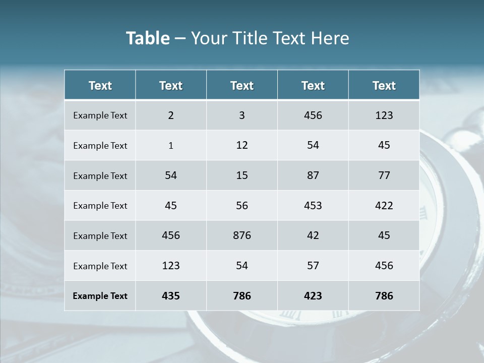 Watch Note Background PowerPoint Template