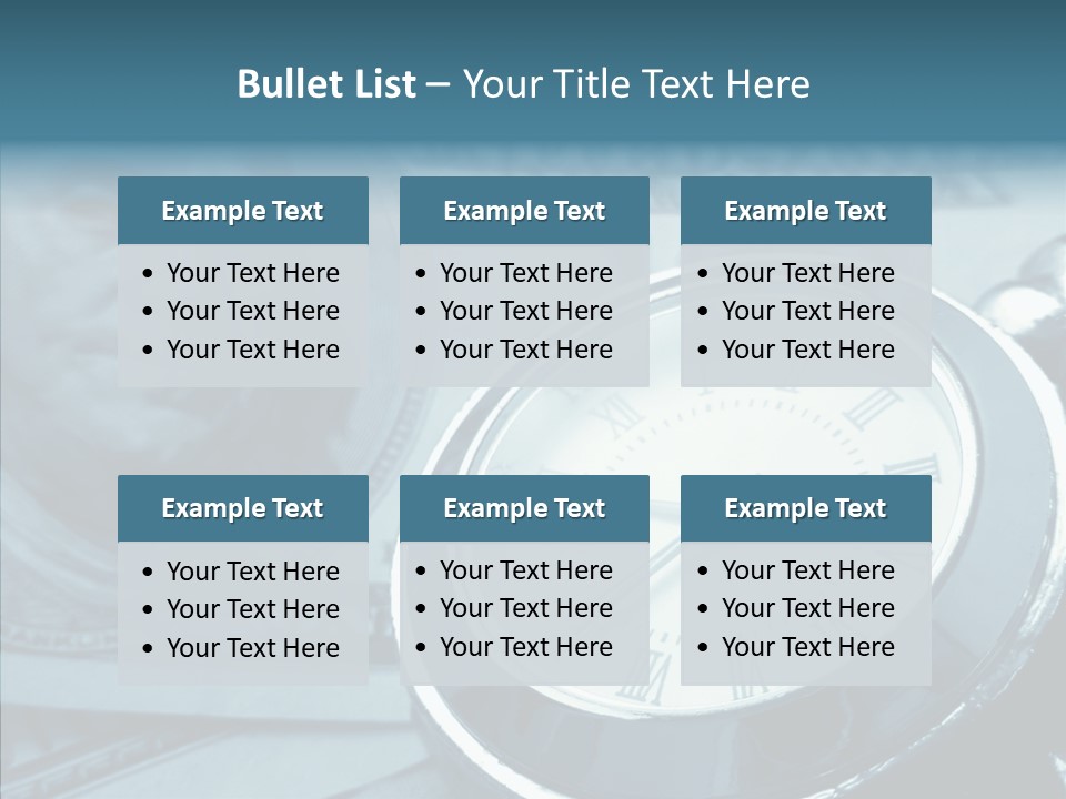 Watch Note Background PowerPoint Template