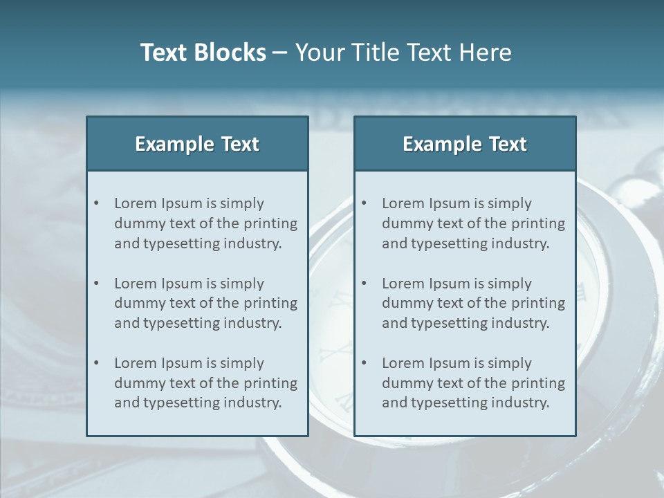 Watch Note Background PowerPoint Template