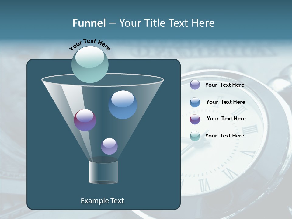 Watch Note Background PowerPoint Template