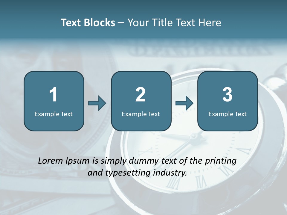 Watch Note Background PowerPoint Template