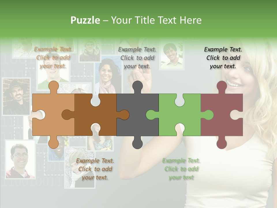 Looking Relationship Pictures PowerPoint Template