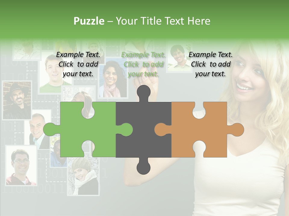 Looking Relationship Pictures PowerPoint Template