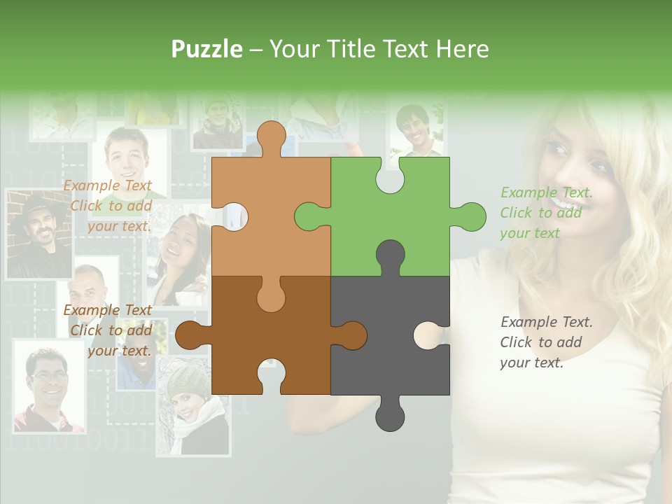 Looking Relationship Pictures PowerPoint Template