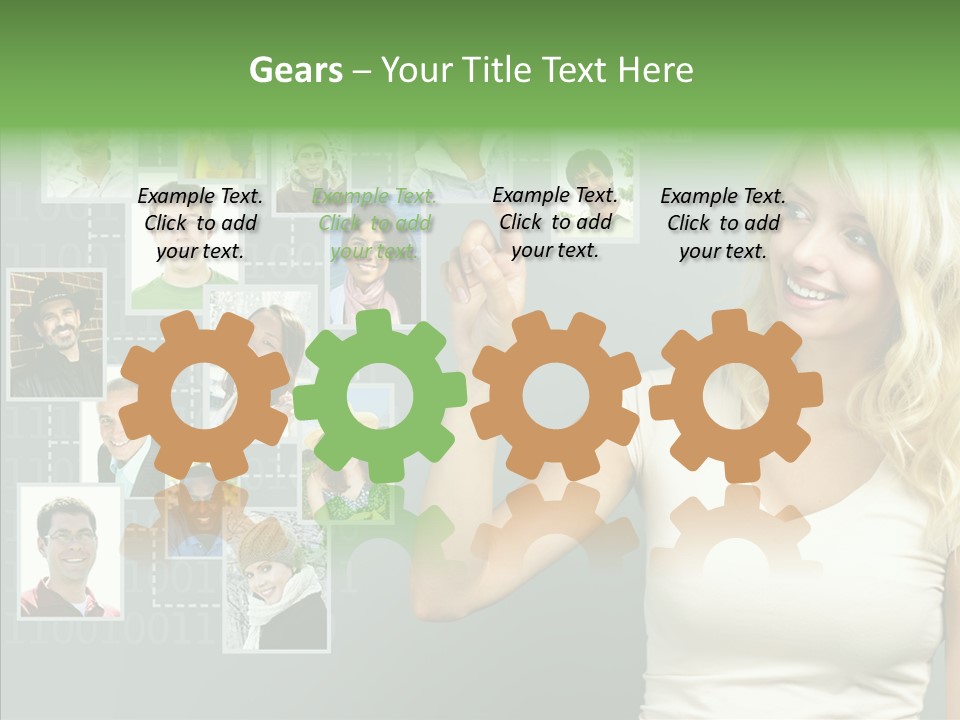 Looking Relationship Pictures PowerPoint Template