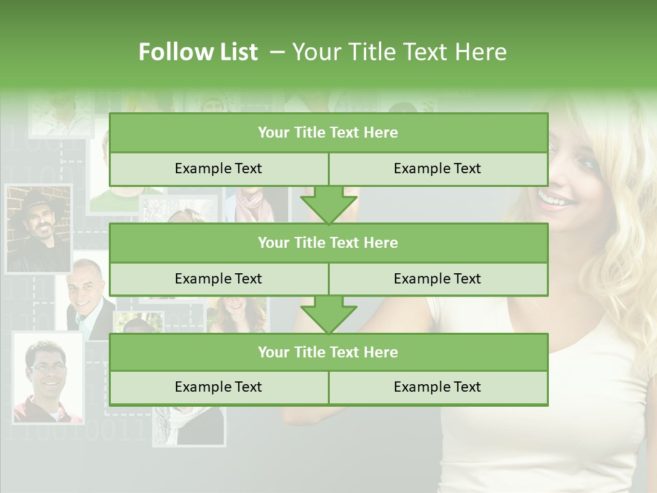Looking Relationship Pictures PowerPoint Template