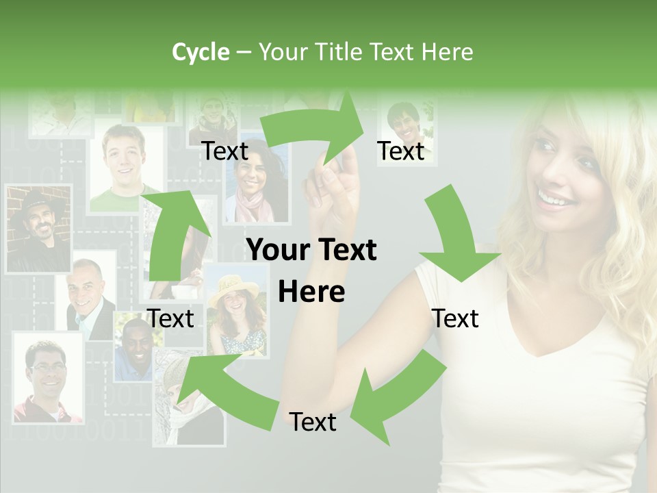 Looking Relationship Pictures PowerPoint Template