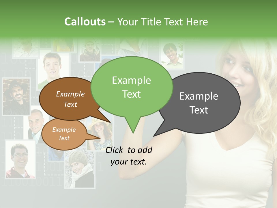 Looking Relationship Pictures PowerPoint Template