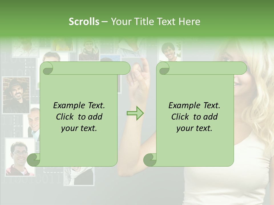 Looking Relationship Pictures PowerPoint Template