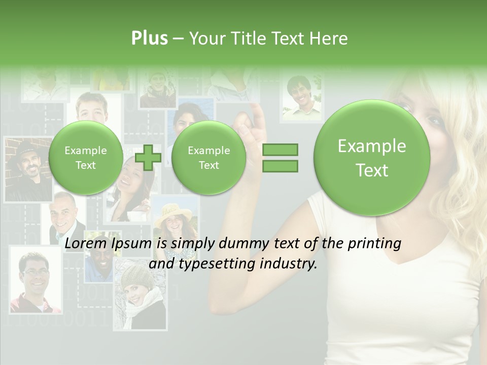 Looking Relationship Pictures PowerPoint Template
