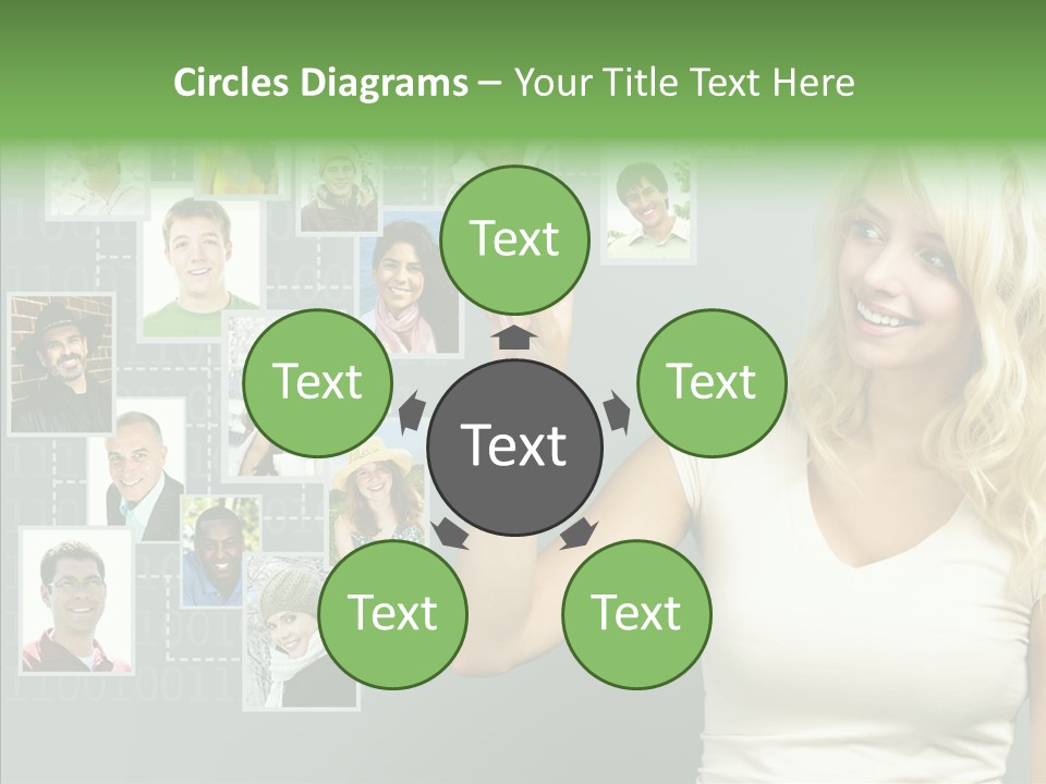 Looking Relationship Pictures PowerPoint Template