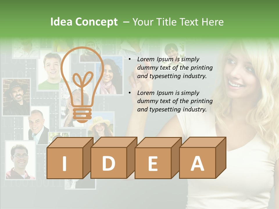 Looking Relationship Pictures PowerPoint Template