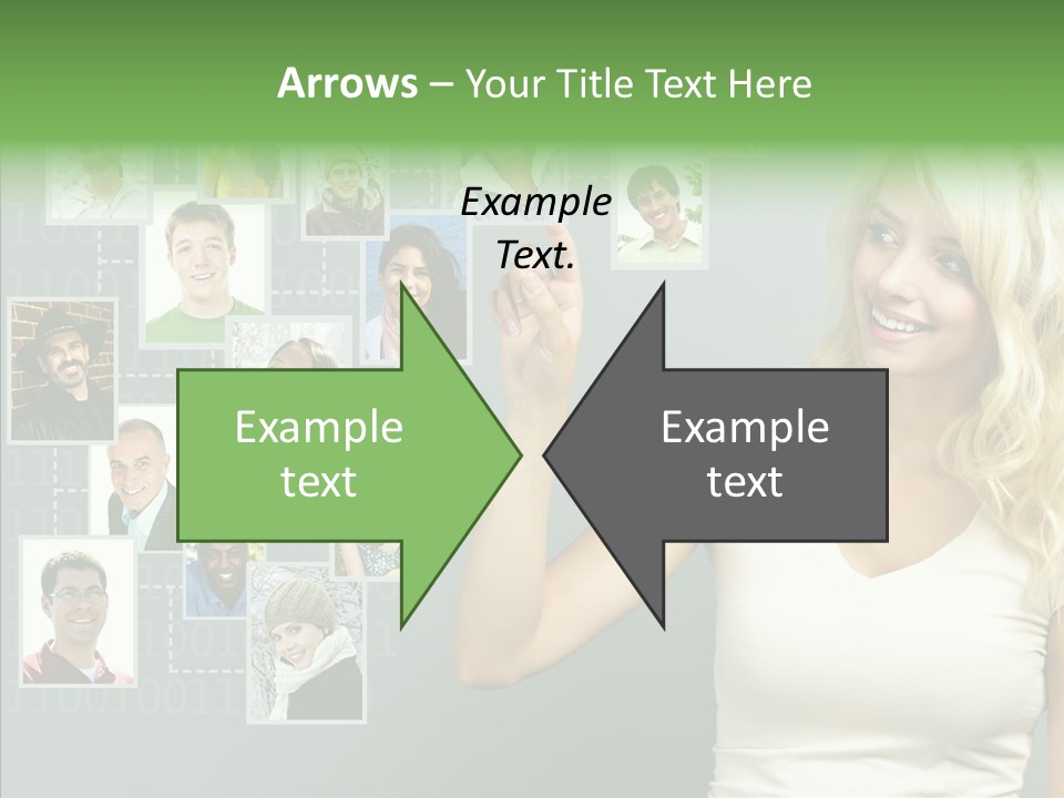 Looking Relationship Pictures PowerPoint Template