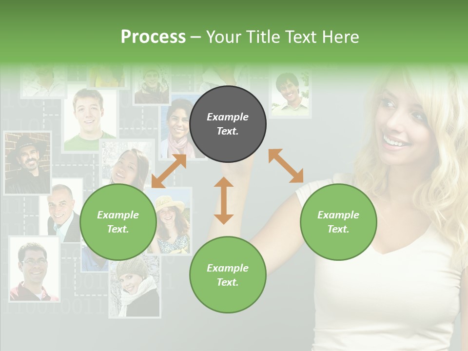 Looking Relationship Pictures PowerPoint Template