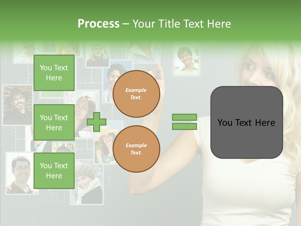 Looking Relationship Pictures PowerPoint Template