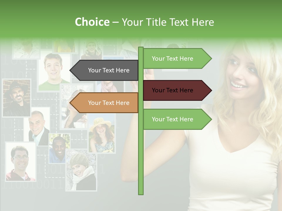 Looking Relationship Pictures PowerPoint Template
