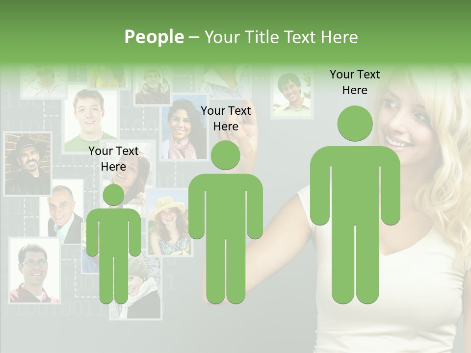 Looking Relationship Pictures PowerPoint Template