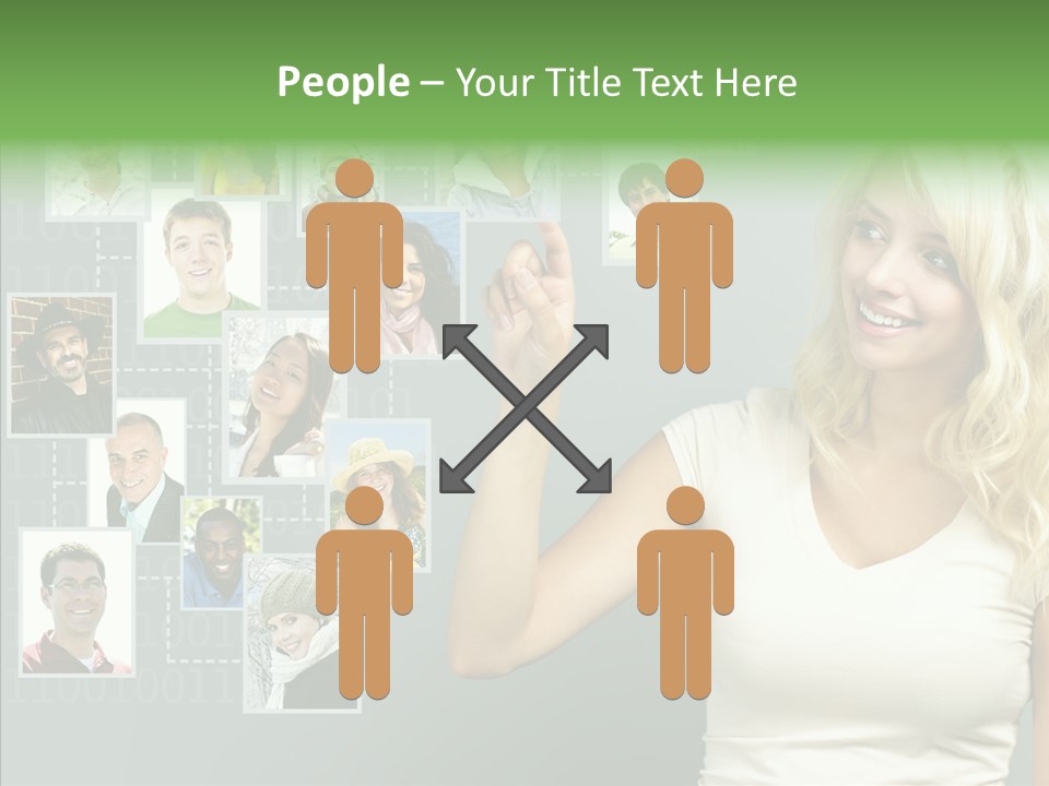 Looking Relationship Pictures PowerPoint Template