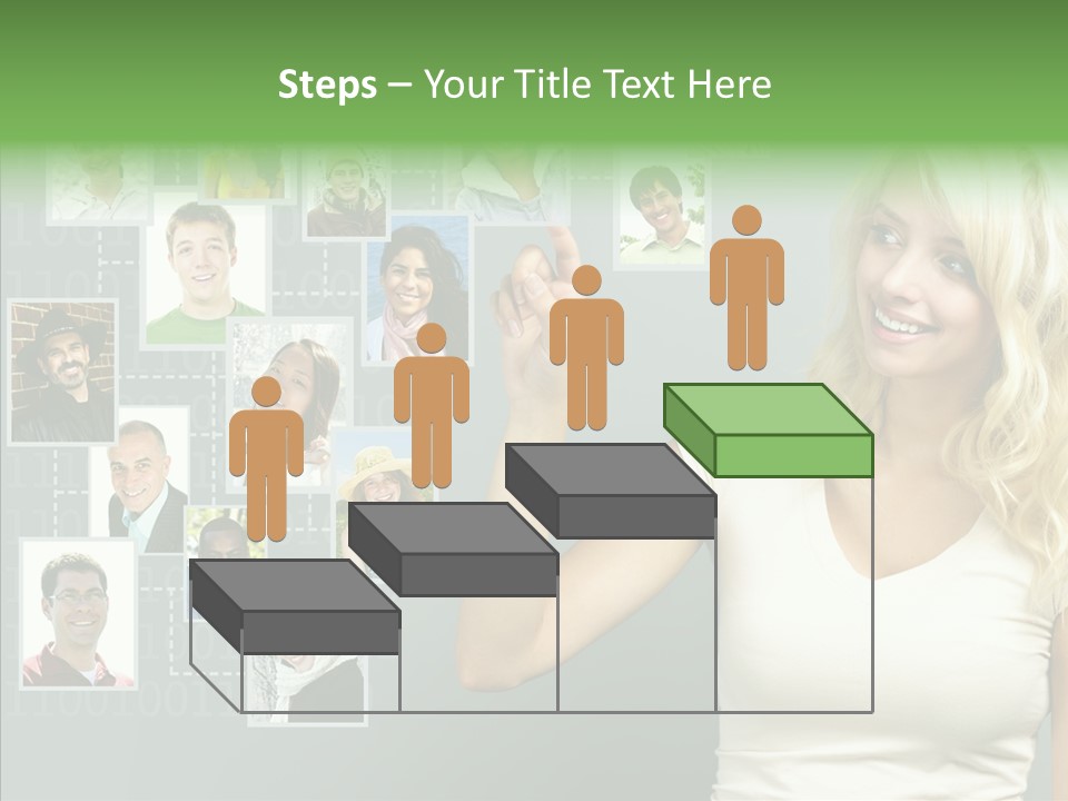 Looking Relationship Pictures PowerPoint Template