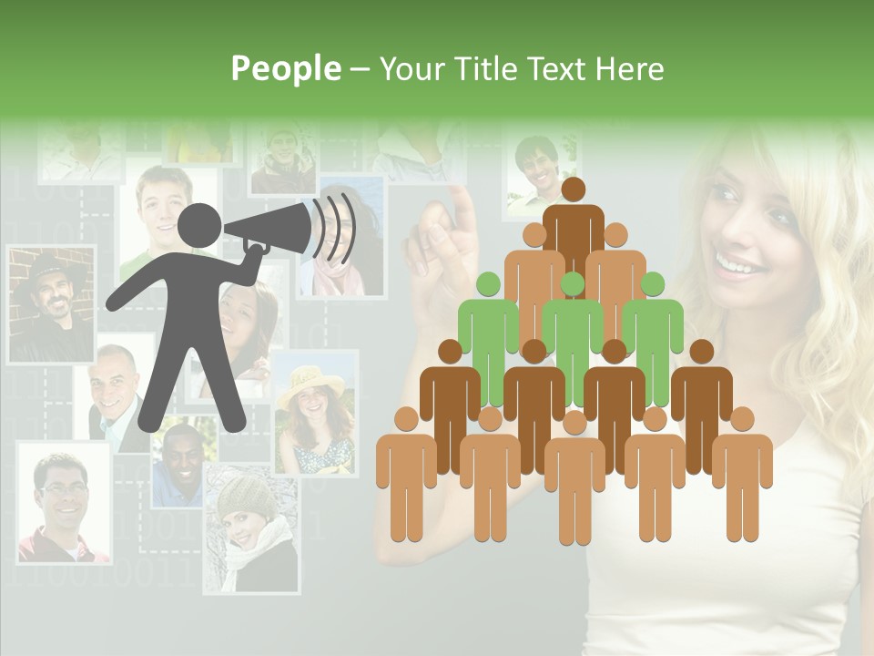 Looking Relationship Pictures PowerPoint Template