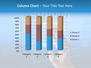 Message Post Hand PowerPoint Template